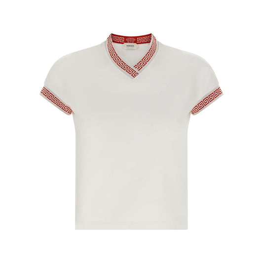 Versace Red Cotton T-Shirt