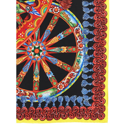 Dolce & Gabbana Multicolor Silk Scarf