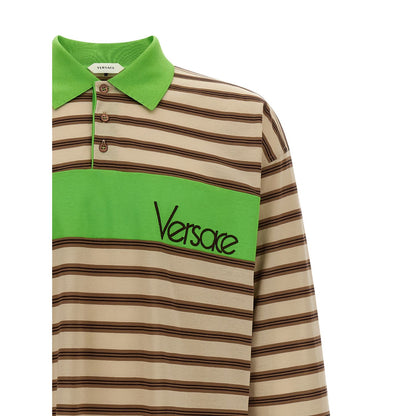 Versace Multicolor Cotton Polo Shirt