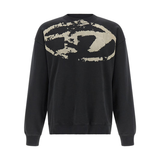 Diesel Black Cotton Sweatshirt