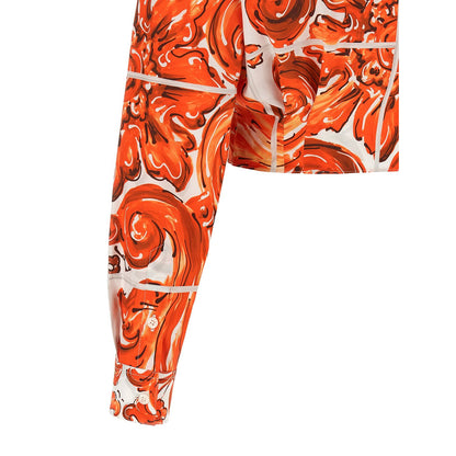 Dolce & Gabbana Orange Cotton Blouse
