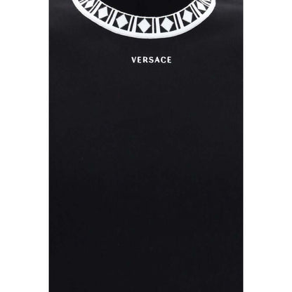 Versace Black Cotton T-Shirt