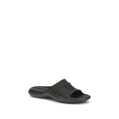 Versace Black Rubber Sandals