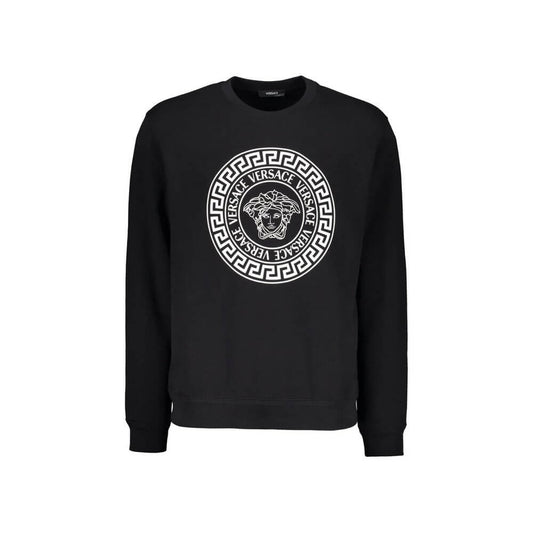 Versace Black Cotton Sweatshirt