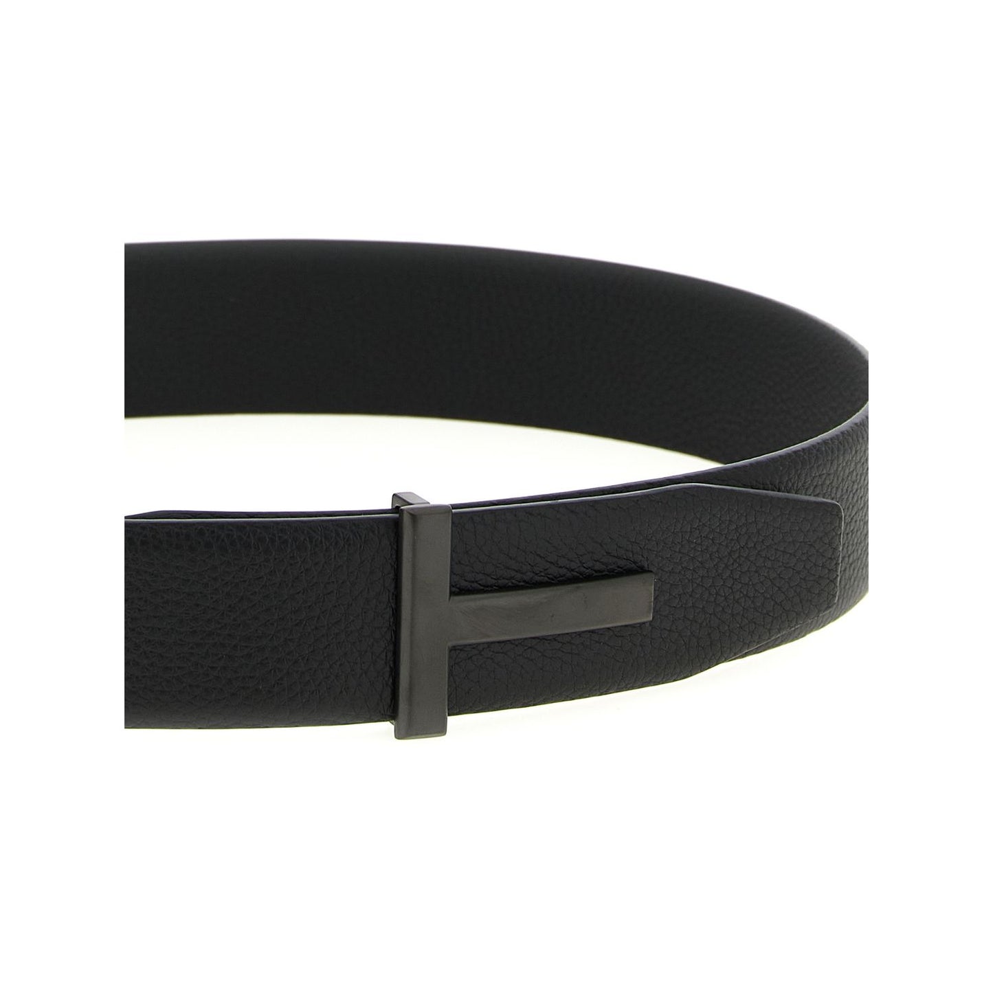 Tom Ford Black Calfskin Belt