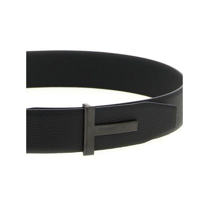 Tom Ford Black Calfskin Belt