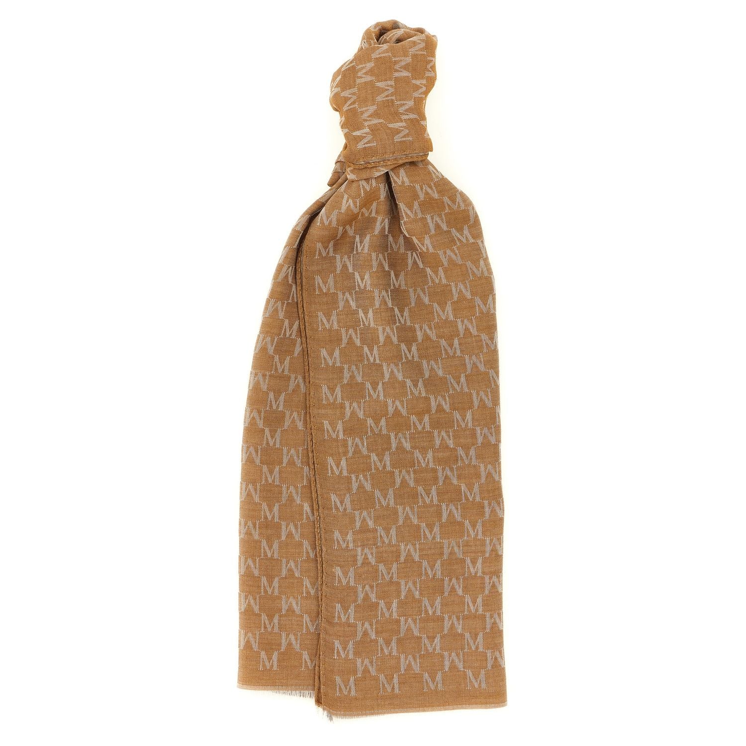 Max Mara Brown Cotton Foulard