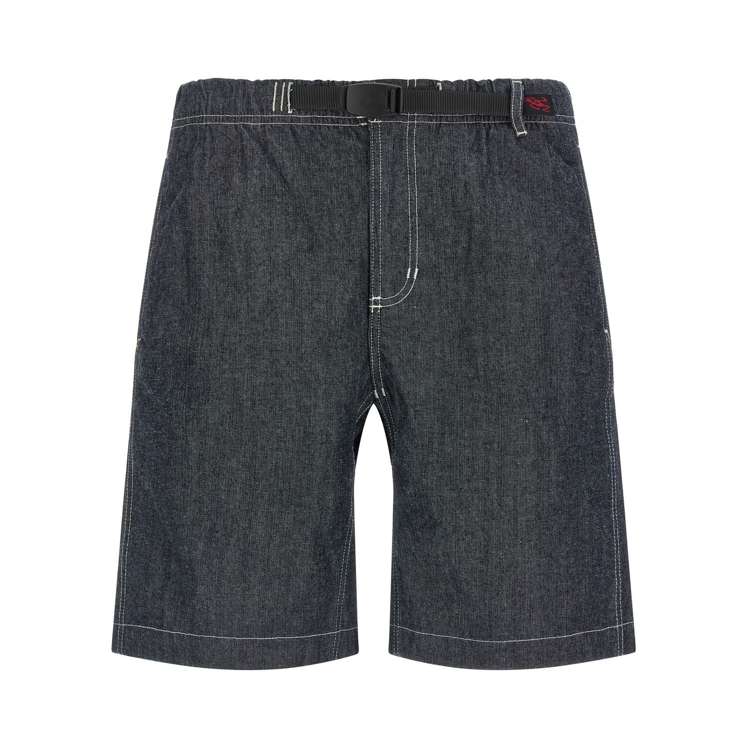 Gramicci Blue Cotton Bermuda Shorts