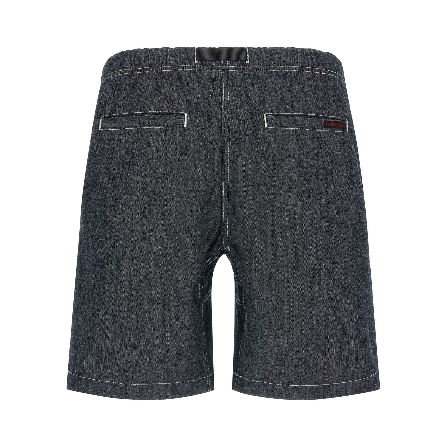 Gramicci Blue Cotton Bermuda Shorts