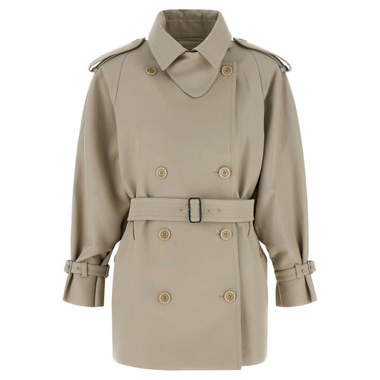 Max Mara Beige Cotton Coat