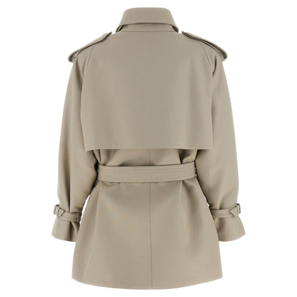 Max Mara Beige Cotton Coat