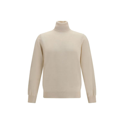 Brunello Cucinelli Beige Cashmere Turtleneck