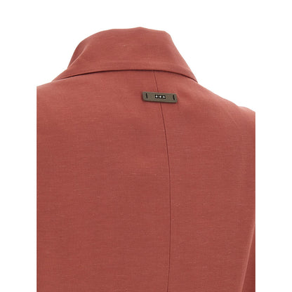 Peserico Multicolor Viscose Sleeveless Jacket