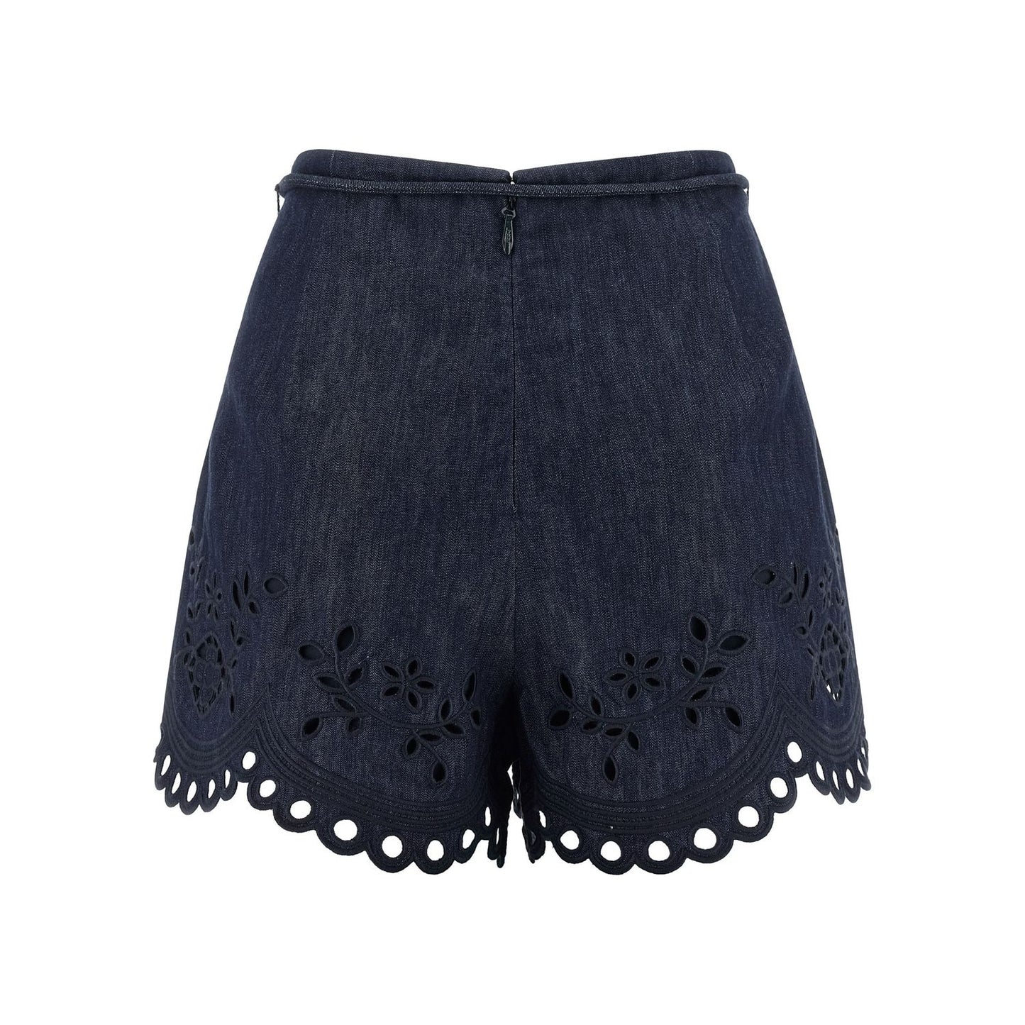Zimmermann Blue Cotton Bermuda Shorts
