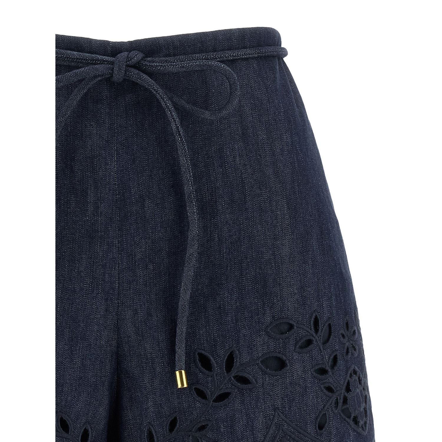 Zimmermann Blue Cotton Bermuda Shorts