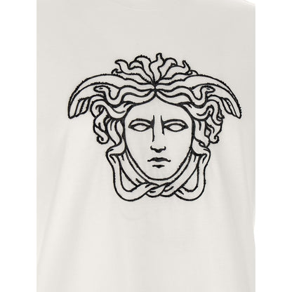 Versace Bicolor Cotton T-Shirt
