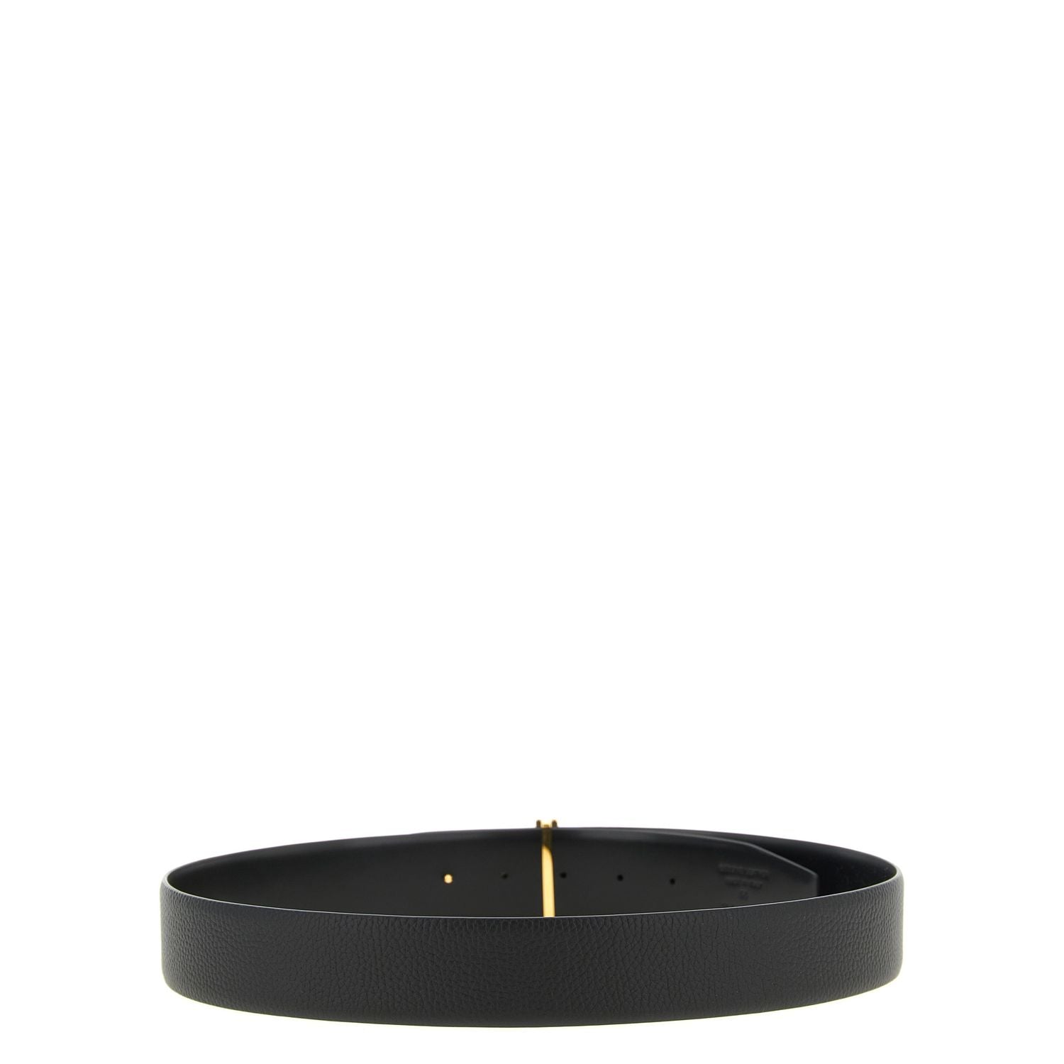 Tom Ford Black Calfskin Regular Belt