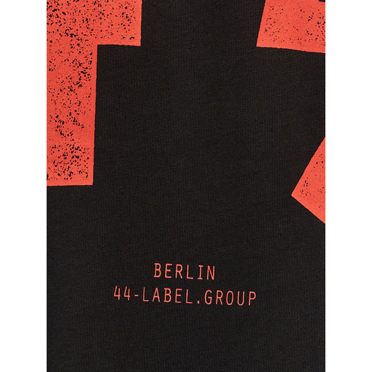44 Label Group Black Cotton T-Shirt