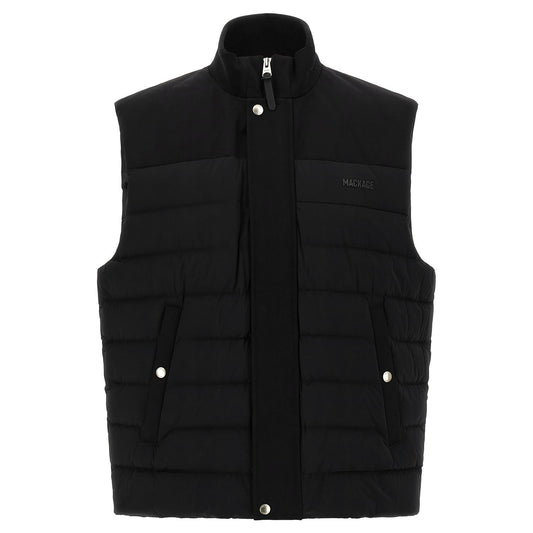 Mackage Black Nylon Sleeveless Jacket