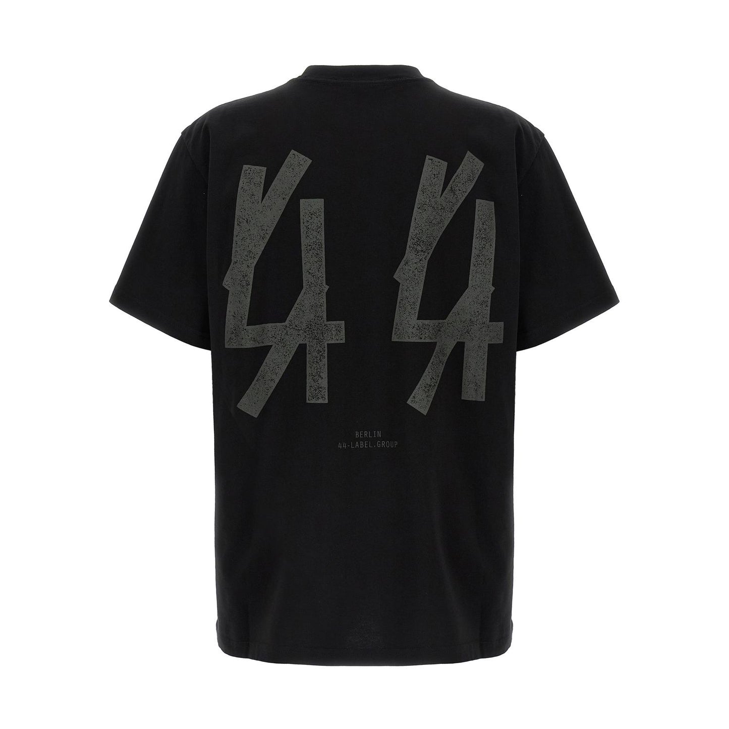 44 Label Group Black Cotton T-Shirt