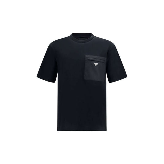 Prada Black Cotton T-Shirt