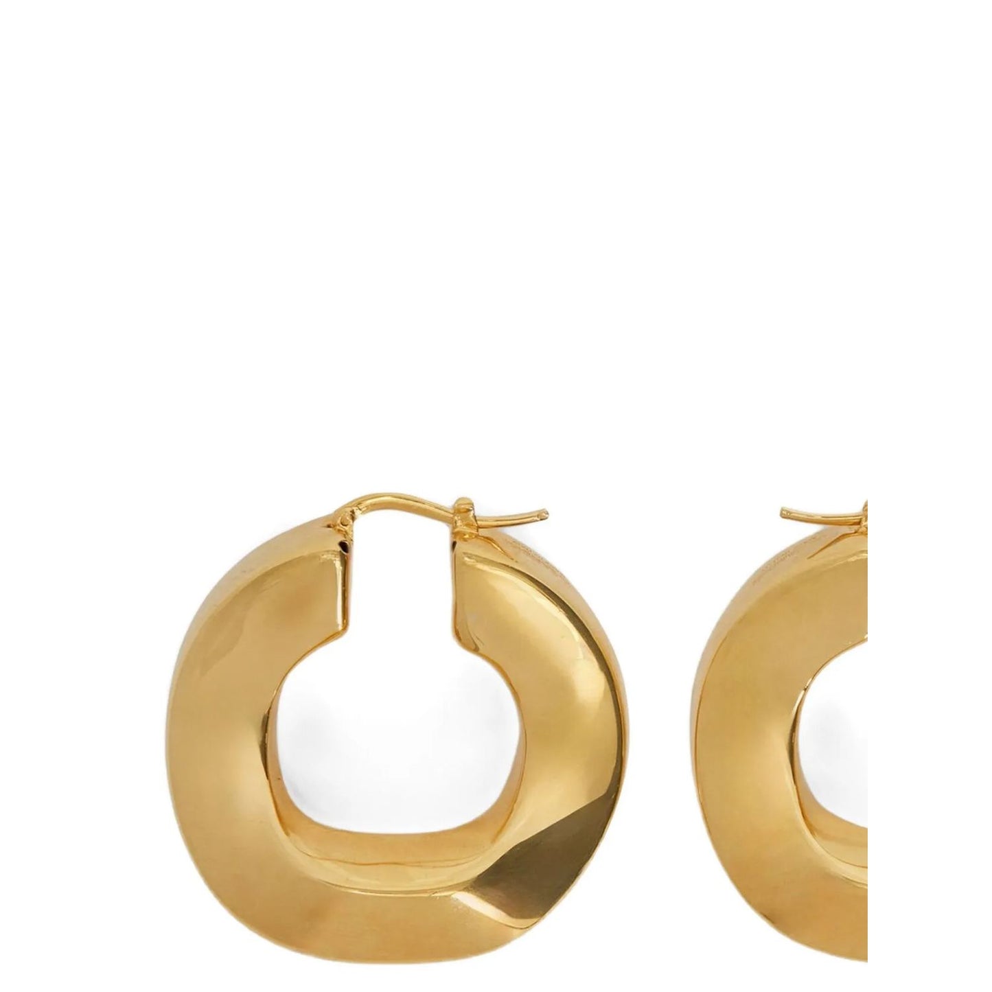 Jil Sander Gold Copper Earrings