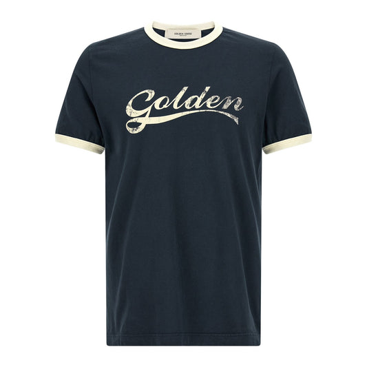 Golden Goose Blue Cotton T-Shirt