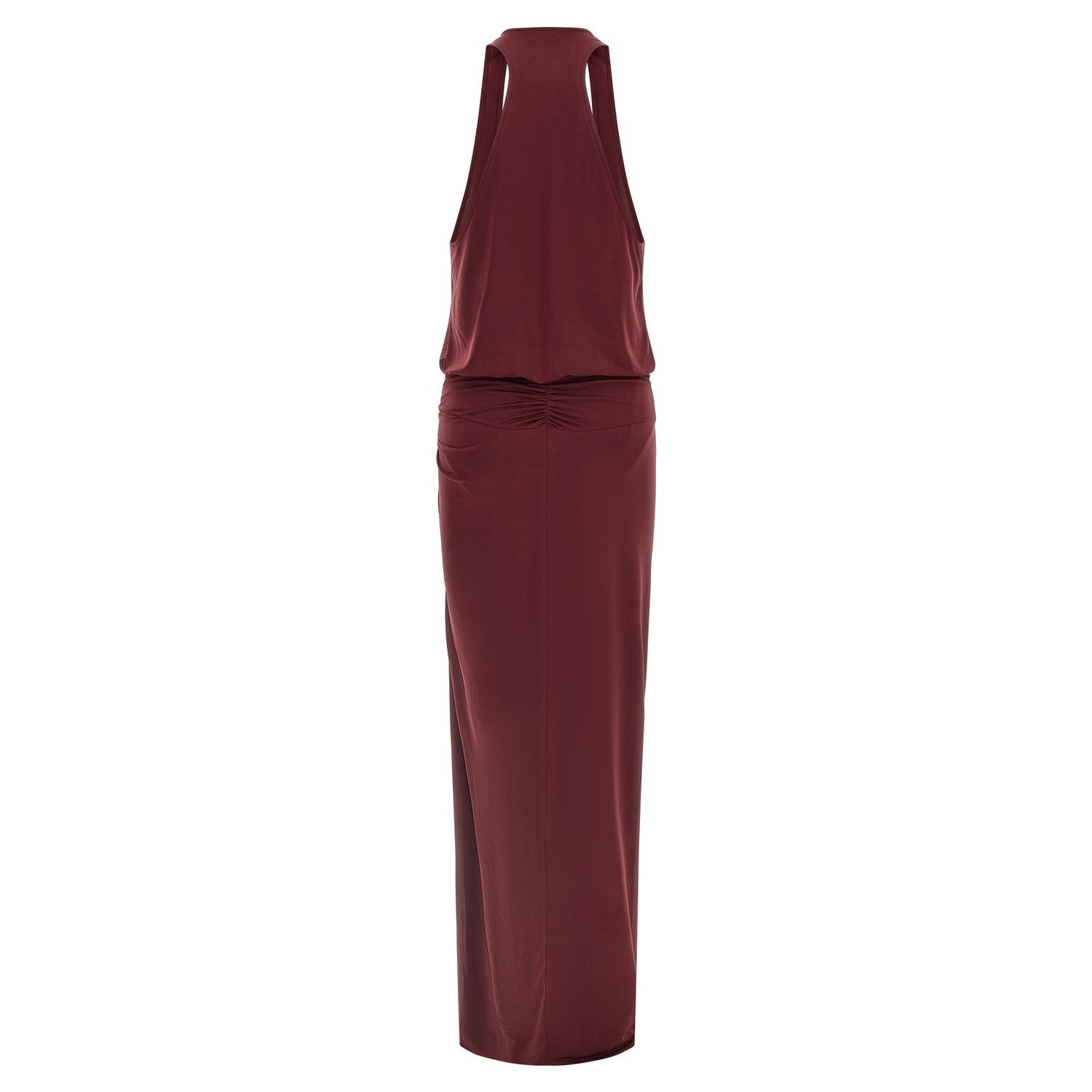 The Andamane Bordeaux Polyester Long Dress