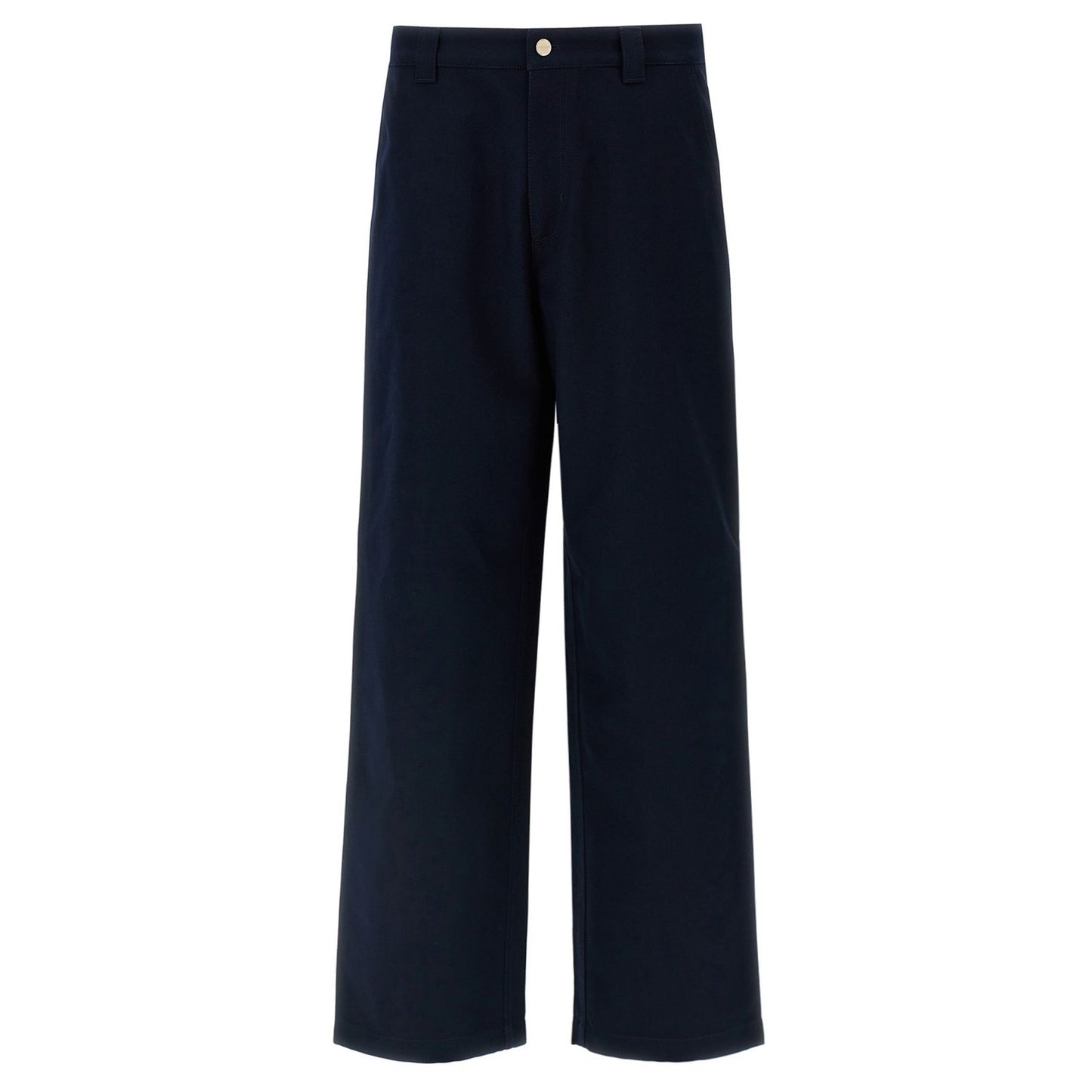 Gucci Blue Cotton Casual Pants