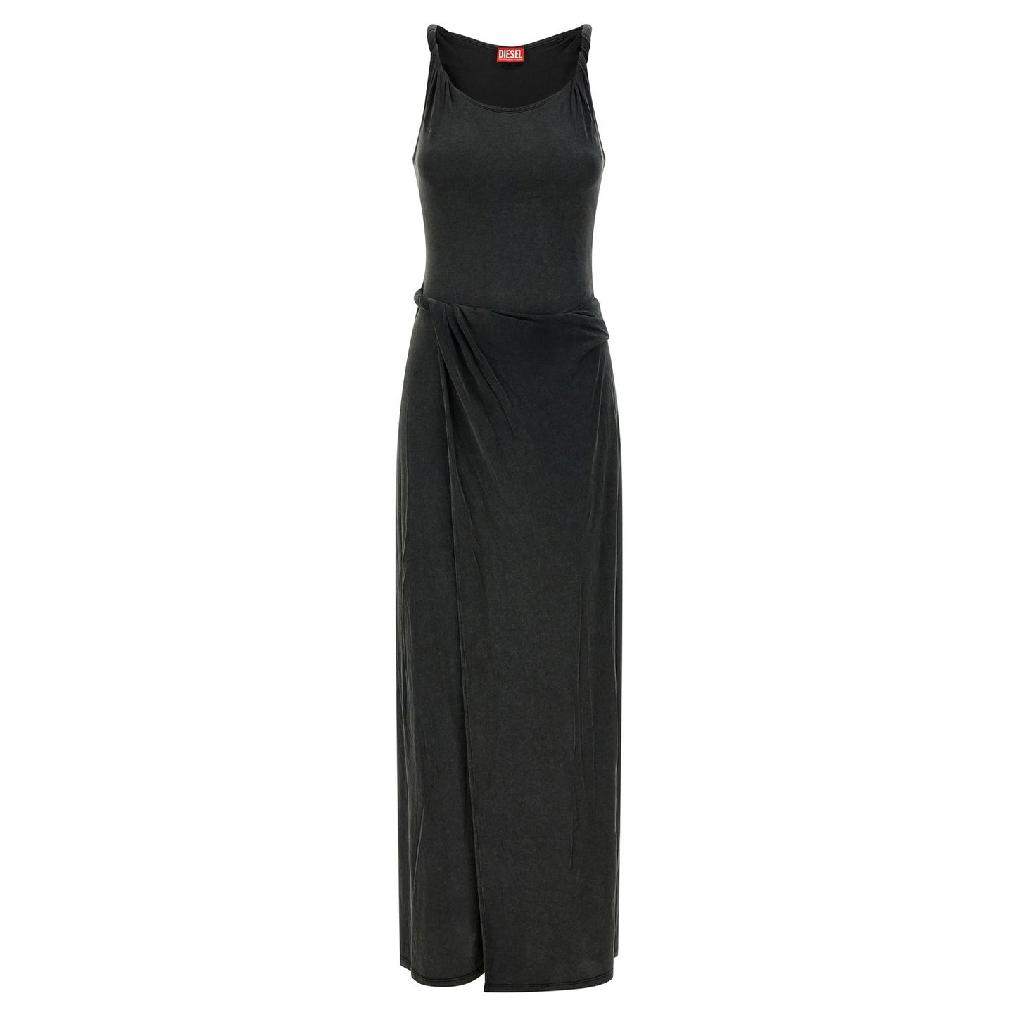 Diesel Black Modal Long Dress