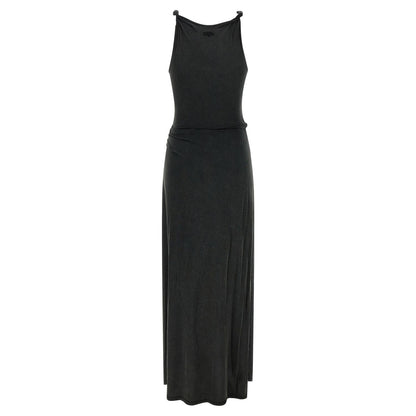 Diesel Black Modal Long Dress