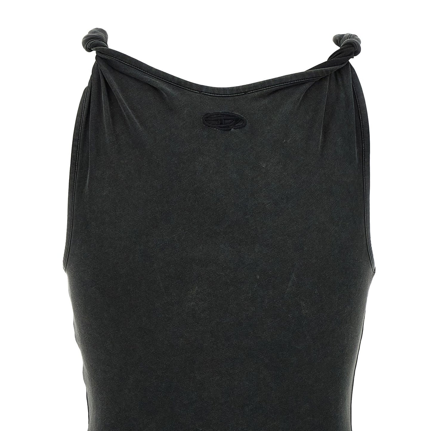 Diesel Black Modal Long Dress