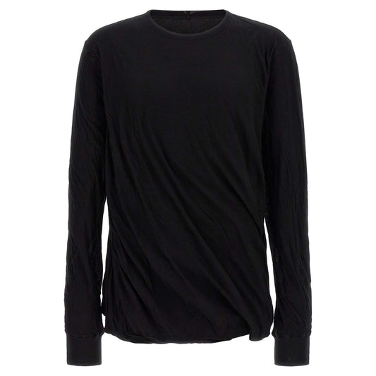 Rick Owens Black Cotton T-Shirt
