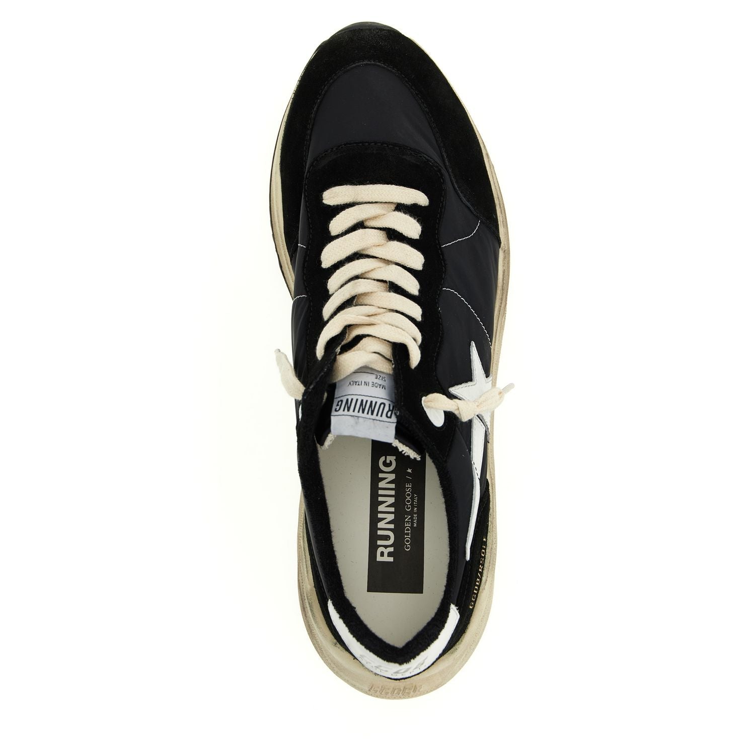 Golden Goose Bicolor Polyester Athletic Sneakers