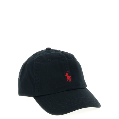Polo Ralph Lauren Black Cotton Cap (Baseball Hat)