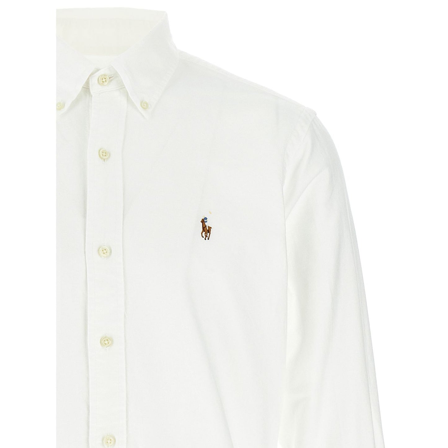 Polo Ralph Lauren White Cotton Blouse