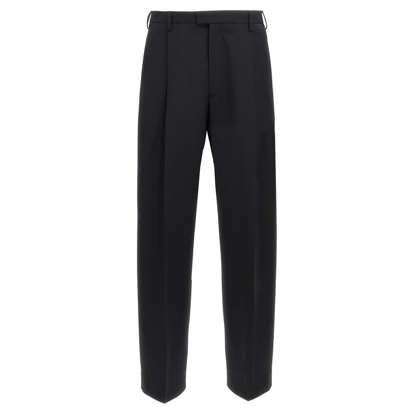 Marni Black Polyester Dress Pants