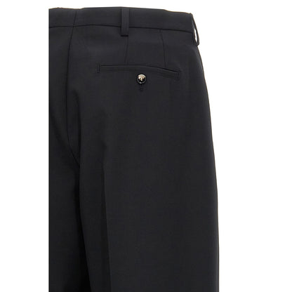 Marni Black Polyester Dress Pants