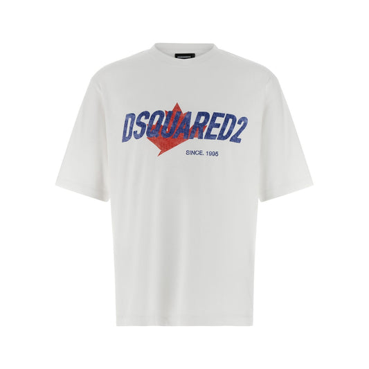 Dsquared² White Cotton T-Shirt