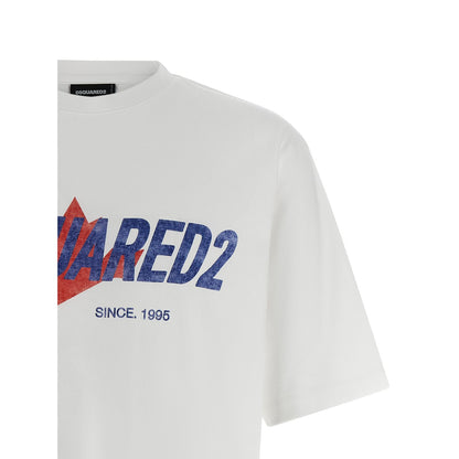 Dsquared² White Cotton T-Shirt
