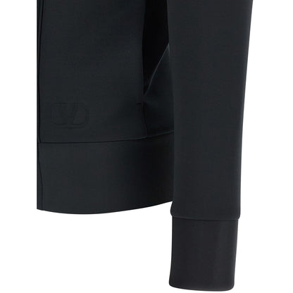 Valentino Garavani Black Polyester Sweatshirt