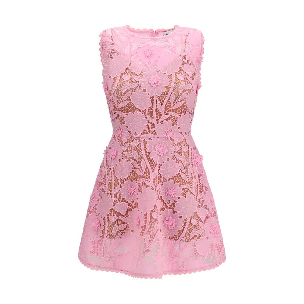 Self-Portrait Multicolor Polyester Cocktail Dress