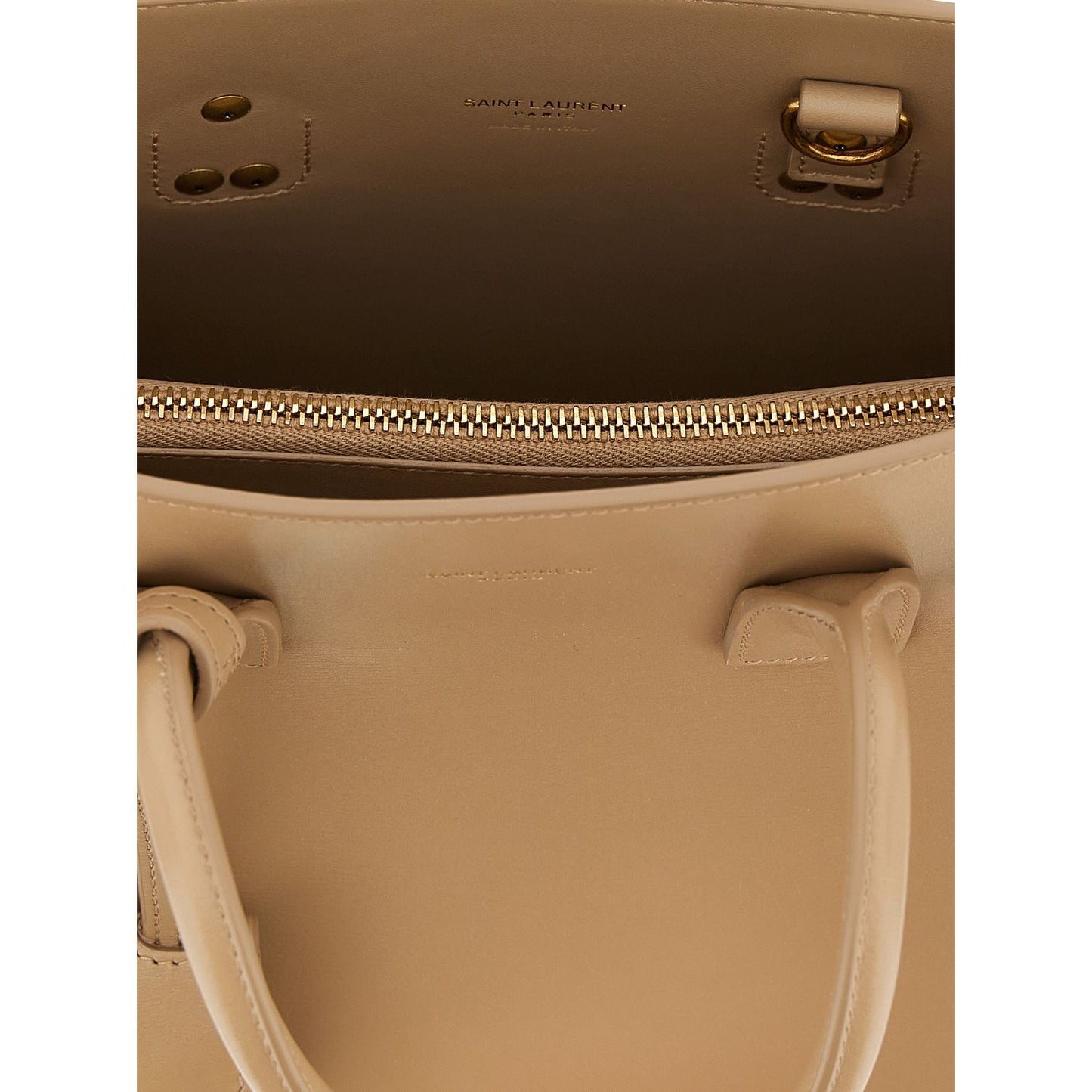 Saint Laurent Beige Calfskin Handbag