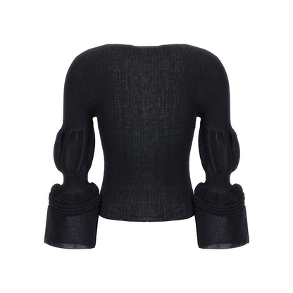 Issey Miyake Black Polyester Sweatshirt