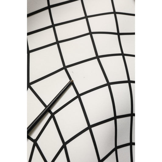 Dolce & Gabbana White Black WarpGrid Pattern Hoodie Sweater