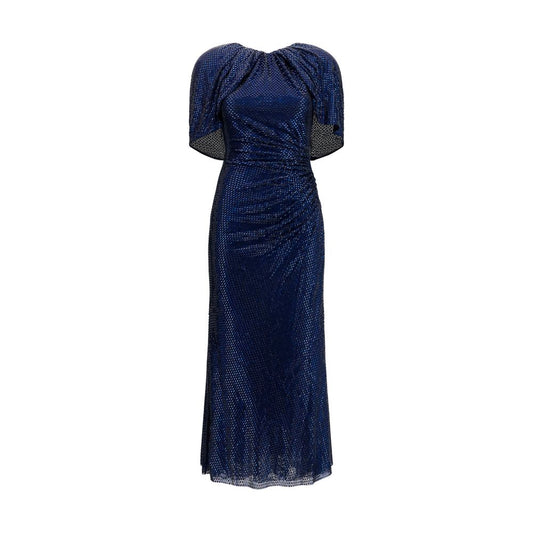 Self-Portrait Blue Polyester Cocktail Dress