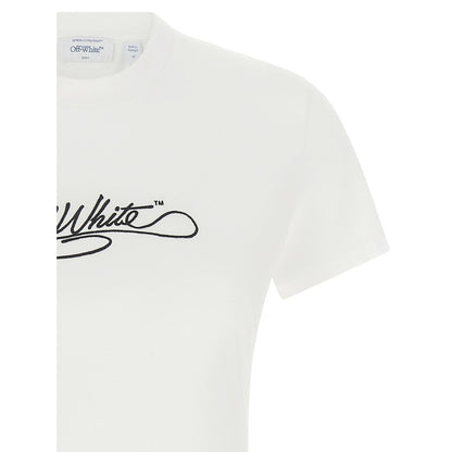 Off-White White Cotton T-Shirt