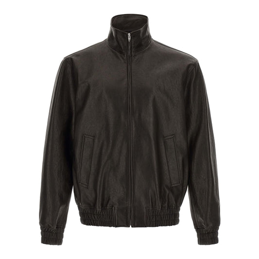 Valentino Garavani Black Calfskin Leather Jacket