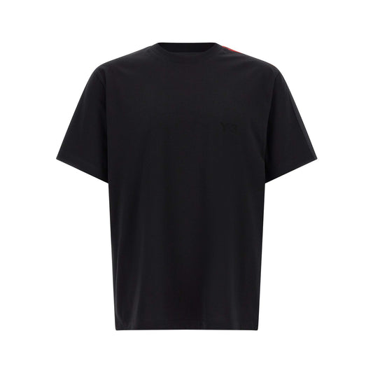 Y-3 Black Cotton T-Shirt