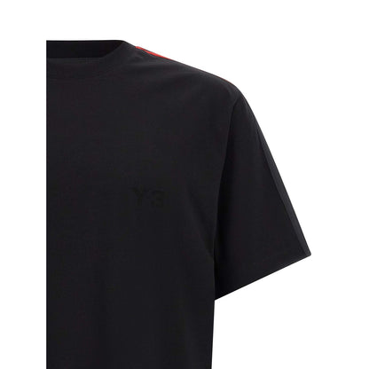 Y-3 Black Cotton T-Shirt